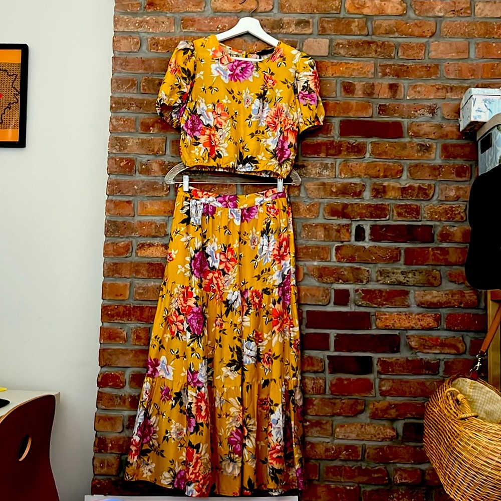 Rachel Roy 2-piece linen dress